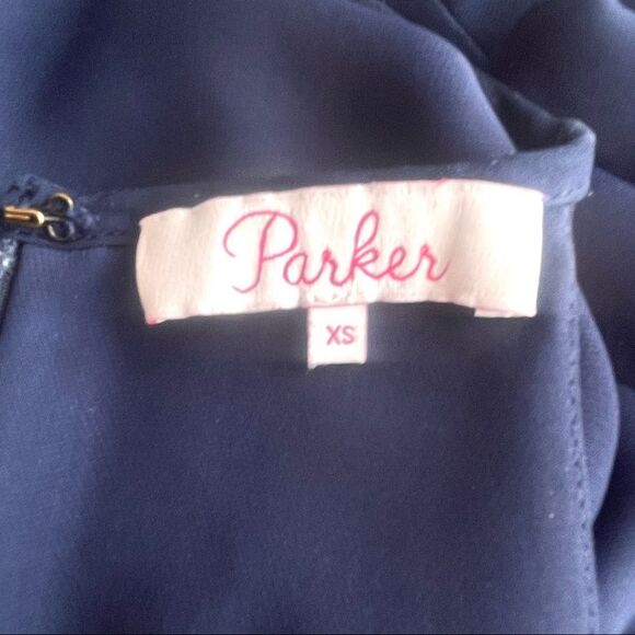 Parker Sally Tie Front Keyhole Blouse - Picture 5 of 6
